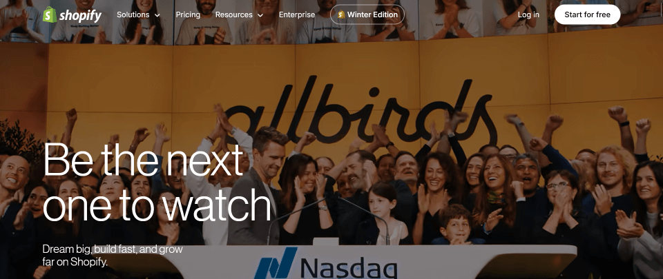 Shopify ecommerce platform dashboard
